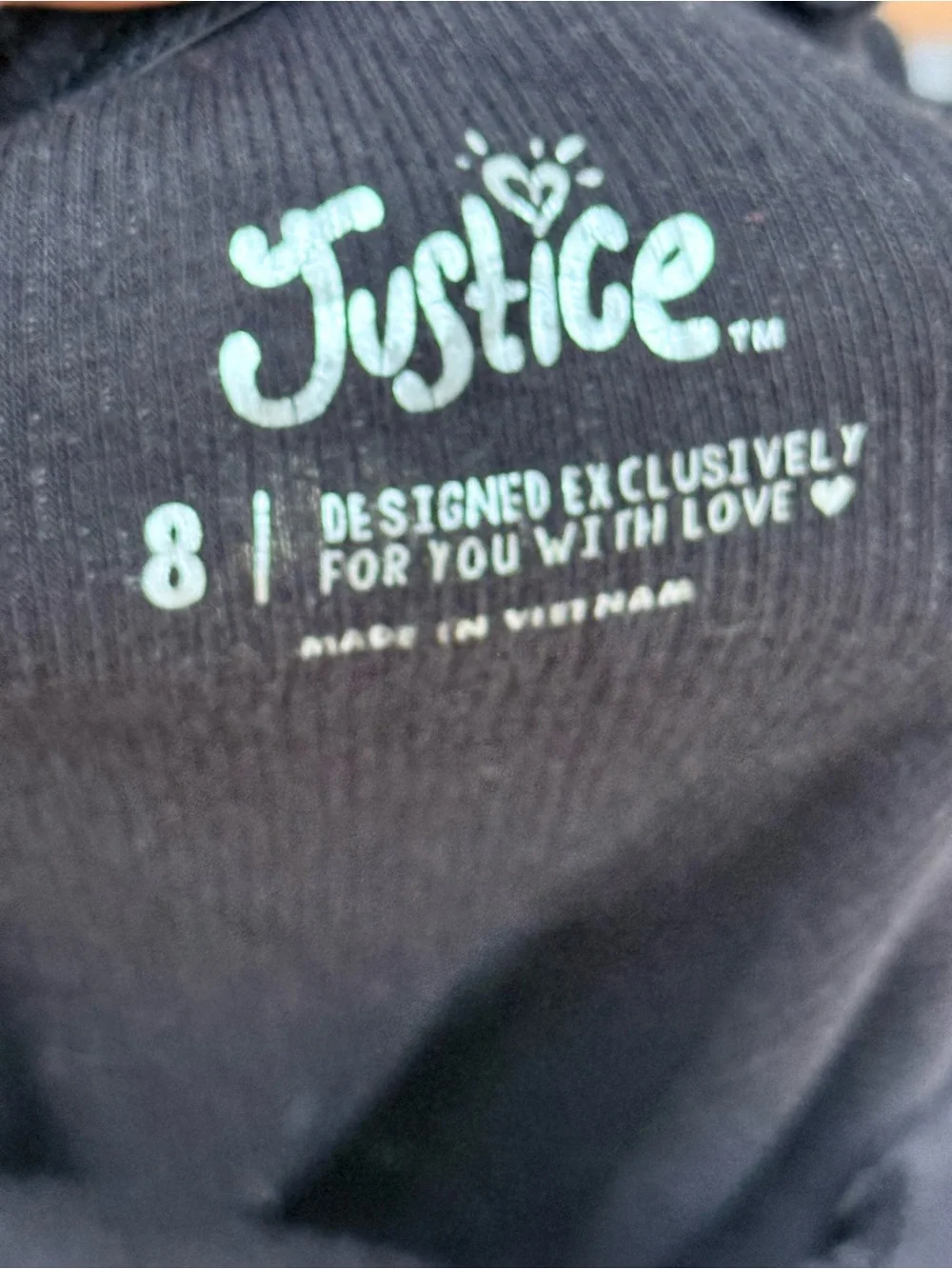 Justice chic black